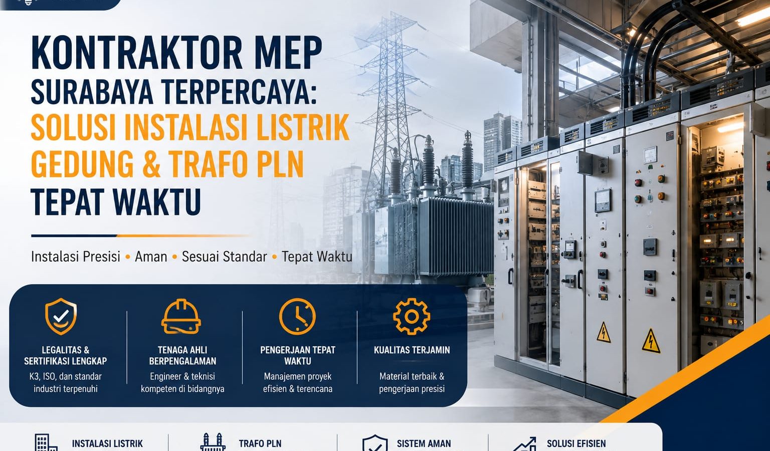Kontraktor MEP Surabaya Terpercaya: Solusi Instalasi Listrik Gedung & Trafo PLN Tepat Waktu 1 WhatsApp Image 2026 08 05 at 11.35.20